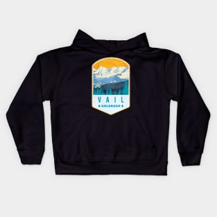 Ski Vail Colorado Kids Hoodie